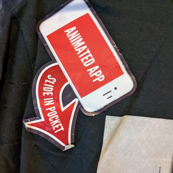 Moving Eye T-shirt - Black - Creepy Doll - NWT - Picture 5 of 5